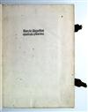 INCUNABULA AUGUSTINUS, AURELIUS, Saint. Opuscula. 1489